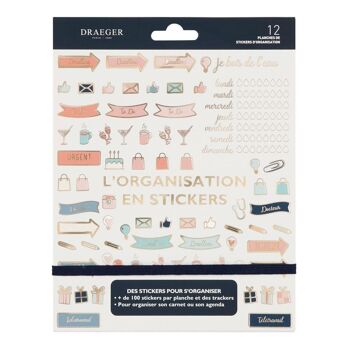 Stickers organisation - 12 planches 1