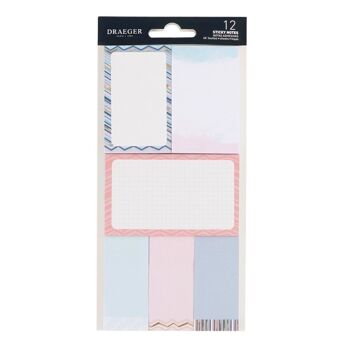 Sticky notes - lot de 12 blocs pastel 2