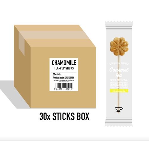 Chamomile Tea-Pop Stick, For Catering Services, 30 Sticks Carton