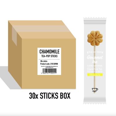 Kamillentee-Pop Sticks, für die Gastronomie, 30 Sticks Karton