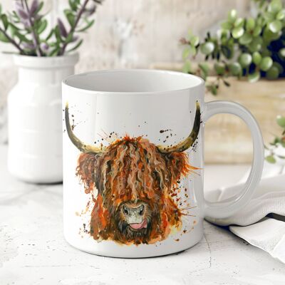 Ceramic Mug - Splatter Cheeky Coo