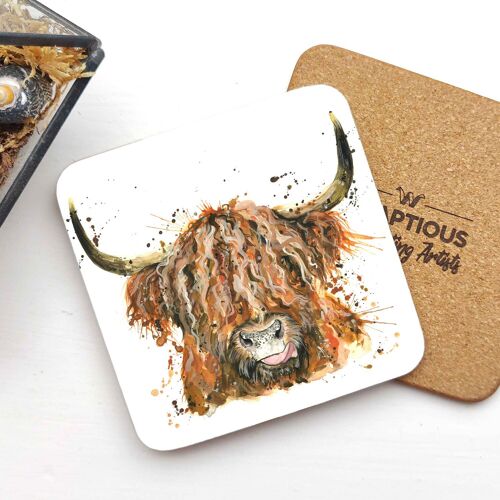 Coaster - Splatter Cheeky Coo