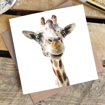 Carte de vœux - Gérald Girafe