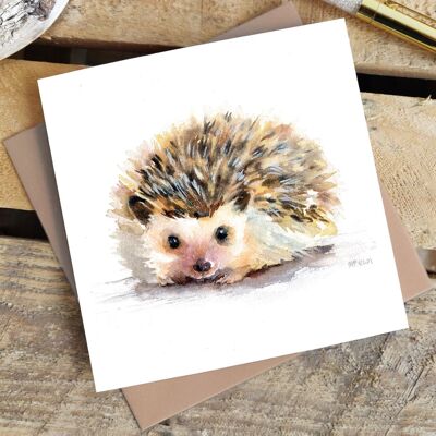 Greetings Card - Hetty Hedgehog