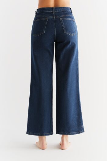 WE1009-231 | Jean large femme - Bleu lapis 4