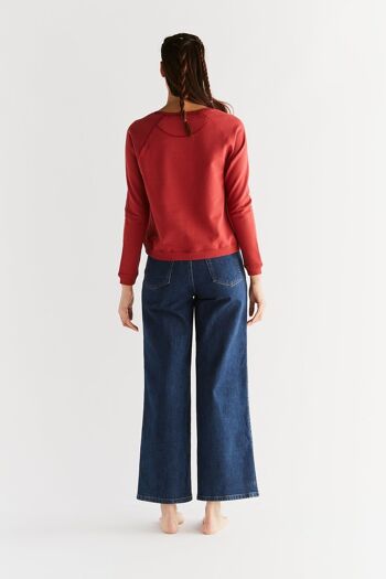 WE1009-231 | Jean large femme - Bleu lapis 8