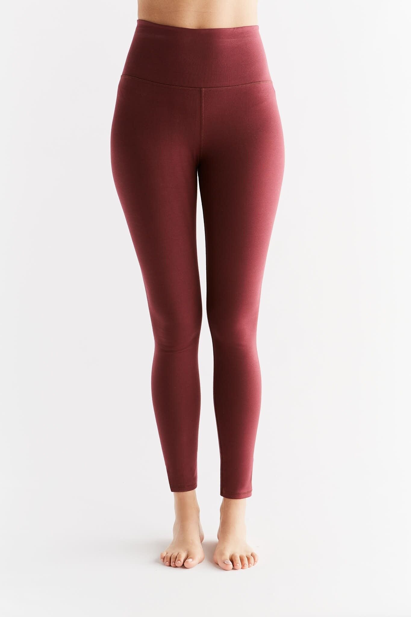 T1300-26 | Legging femme recyclé - Vin de Windsor