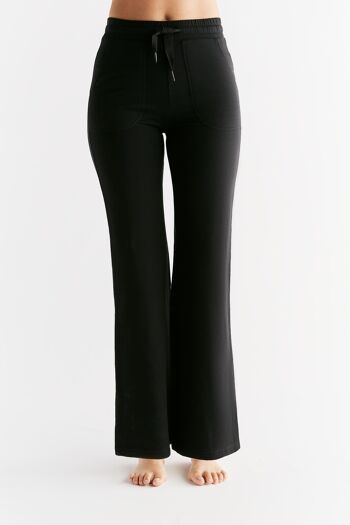 T1353-01 | Pantalon de survêtement Feelfree Femme TENCEL™ Active - Noir 1