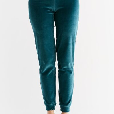 1466-063 | Women's velor trousers - fir
