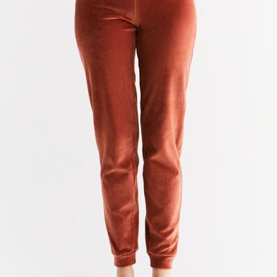 1466-043 | Women's velor trousers - Tabasco