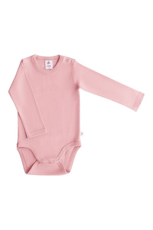 2005 VR | Baby long-sleeved bodysuit - old pink