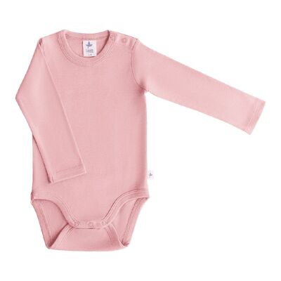 2005 VR | Baby long-sleeved bodysuit - old pink