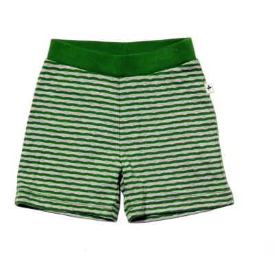 2294| Shorts da bambino - verde bosco-beige melange