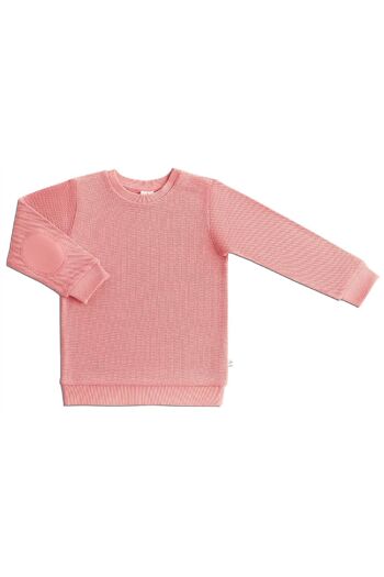 2017 VR | Sweat piqué enfant - vieux rose 3