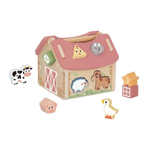 House Farm inserting pastel shapes