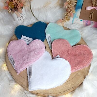 Heart Wipe 100% bamboo sponge