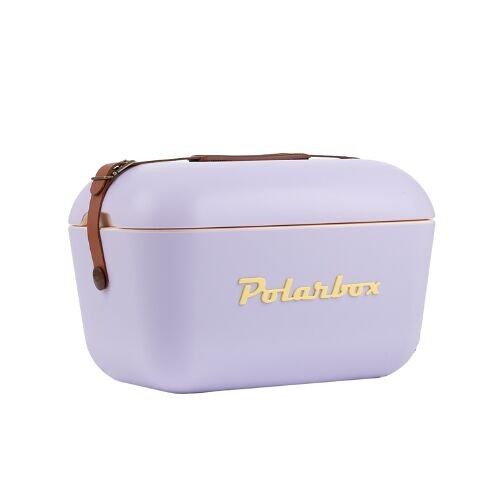 Polarbox Spring/Summer Picnic, Camping, BBQ Retro 12L Cool Box - Lilac Classic