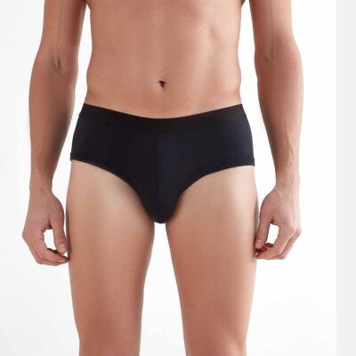 T2410-01 | Calzoncillos íntimos para hombre TENCEL™ - Negro