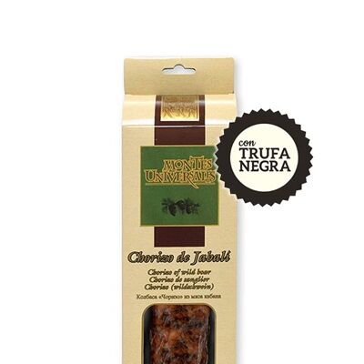 Chorizo cular de jabalí con trufa negra estuchado Montes Universales (300g)