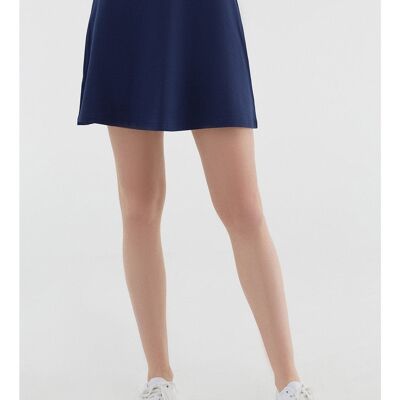 1420-02 | Minigonna - blu ammiraglio