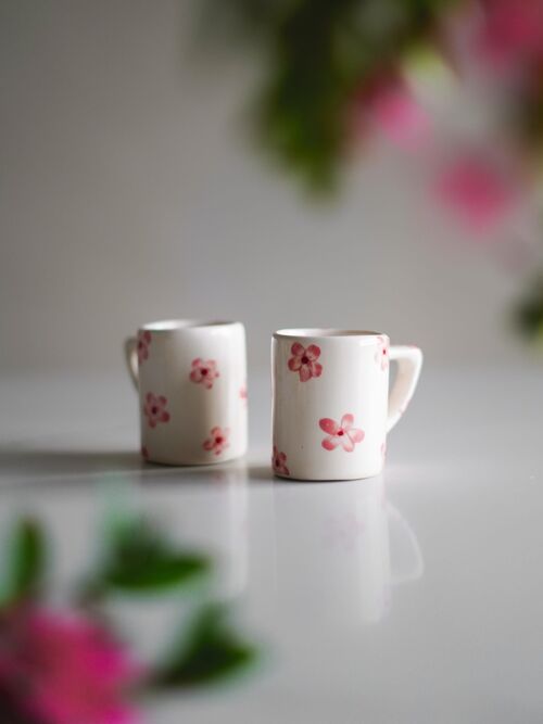 Conjunto 2 chávenas de café Flor de Cerejeira