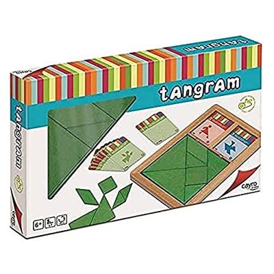 Tangram in legno per bambini - + 6 anni - Promuove la creatività