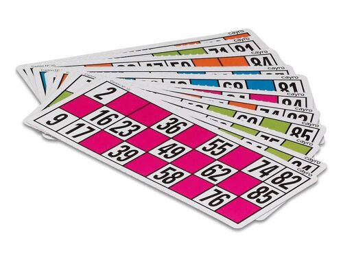 Pack de 48 Cartones de Bingo - Juego de Mesa Familiar