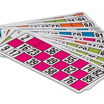 Packung mit 48 Bingokarten – Familienbrettspiel
