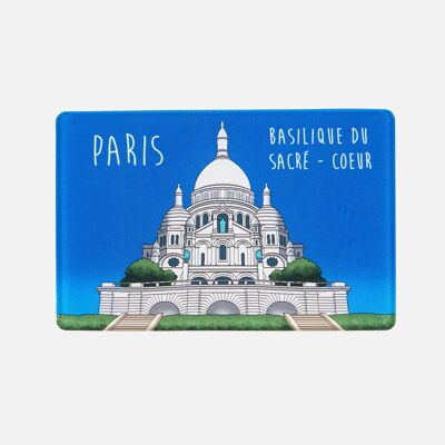 Imán de plexiglás Paris Sacré-Coeur (juego de 5)