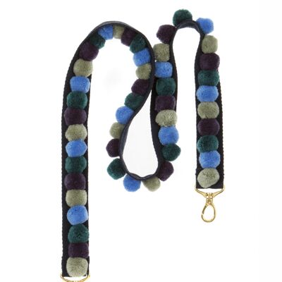 Pom Pom Borsa Tracolla Blues