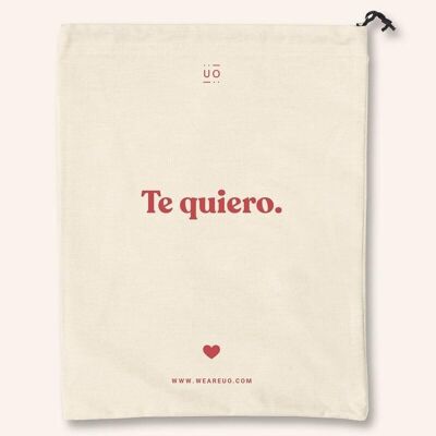 Gift cloth bag "I love you"