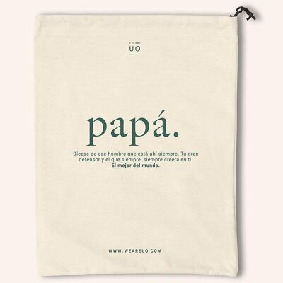 Fabric Gift Bag "Dad definition" NEW