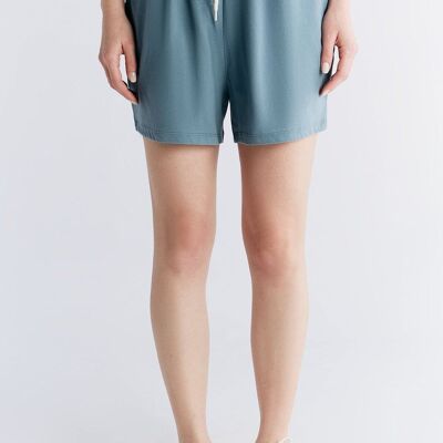 1440-066 | Pantalón corto de pijama - azul tapiz