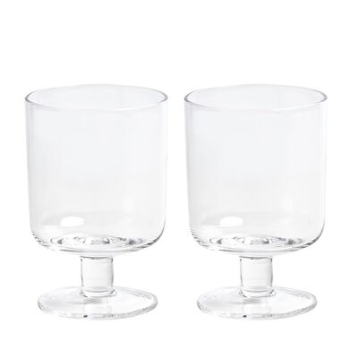 Ensemble de 2 verres à vin Eddie - Transparent