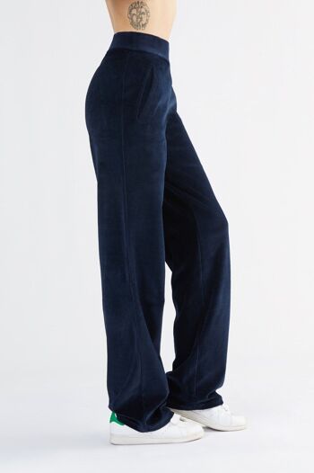 1464-02 | Pantalon Nicky femme jambe droite - bleu nuit 2