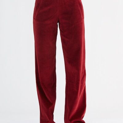 1464-03 | Pantalon Nicky femme jambe droite - Bordeaux