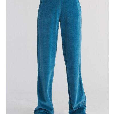 1464-044 | Pantalon Nicky femme jambe droite - Bleu Danube