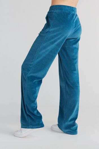 1464-044 | Pantalon Nicky femme jambe droite - Bleu Danube 3