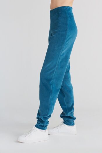1466-044 | Pantalon Nicky Femme - Bleu Danube 3