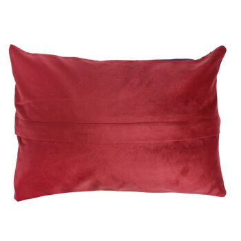 Coussin de canapé tissé à la main 30x50 rouge, Mexique 2