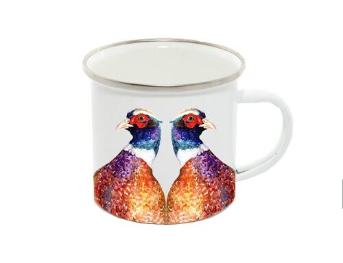 Enamel Mug 12oz, Pheasant, Pokey