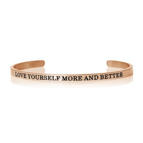 Love Yourself More And Better - 18k Rose Gold