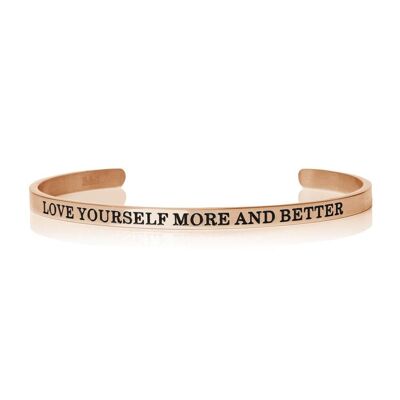 Love Yourself More And Better - 18k Rose Gold
