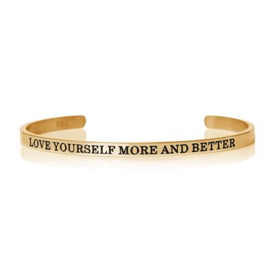 Love Yourself More And Better - 18k Gold