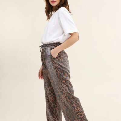 Iridescent leopard pants - RODIN