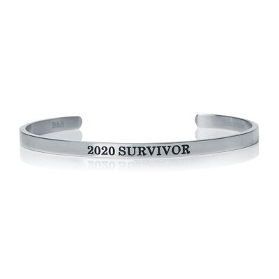 Superviviente 2020 - Oro blanco de 18 k