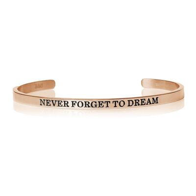 Never Forget To Dream - 18k Rose Gold