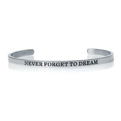 Never Forget To Dream - 18k White Gold