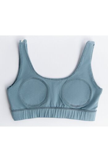 1514-066 | Bustier rembourré femme - bleu tapisserie 4