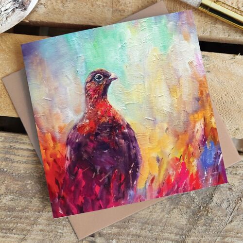 Greetings Card - Grouse